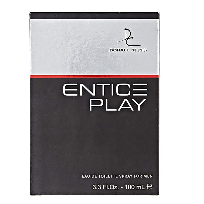 ENTICE PLAY BY DORALL COLLECTION COLOGNE FOR MEN 3.3 OZ / 100 ML EAU DE TOILETTE SPRAY