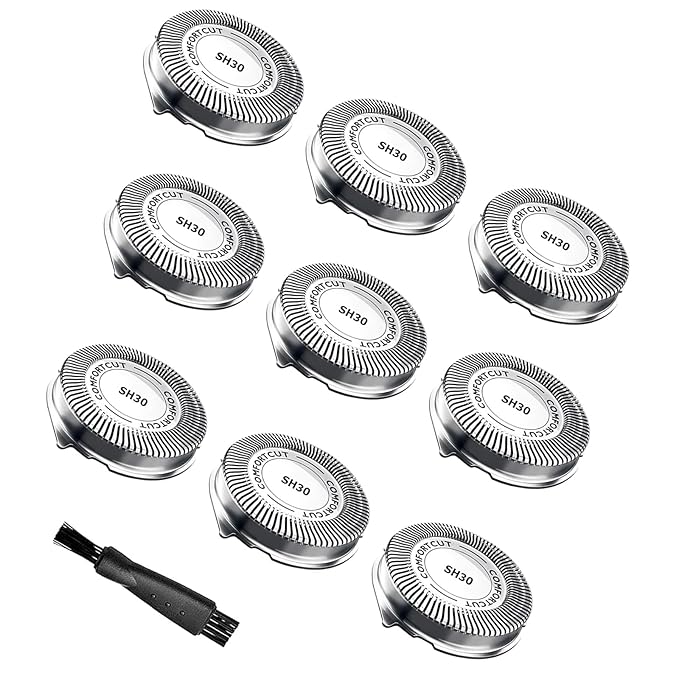 SH30 Replacement Heads Compatible with Philips Norelco Series 3000, 2000, 1000 and S738 Electric Shavers, Durableing Sharp for Philips Norelco Series 2000 Replacement Blades[9 Pack]