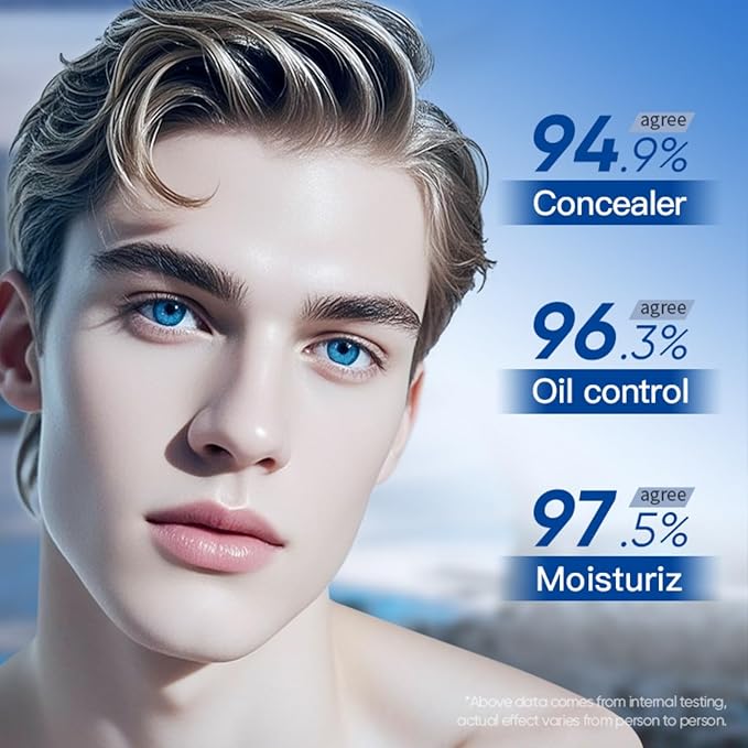 For Sadoer Men's Oil Control Facial Cream,Moisturizing Hydrating Soothing Face Creams Lotion,Face Moisturizers,Facial Skin Care Cream,Soothing Skin Makeup Cream,Brighten skin tone 50g 1.76 oz