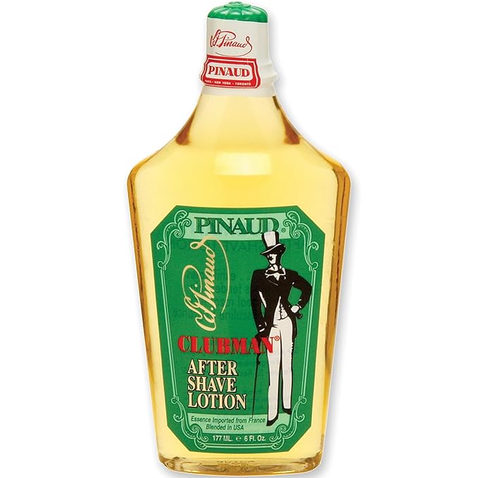 Clubman Pinaud After Shave Lotion, Classic Men’S Aftershave, Cools, Soothes, & Refreshes Skin with Signature Masculine Scent, 6 Fl Oz, 1-Pack