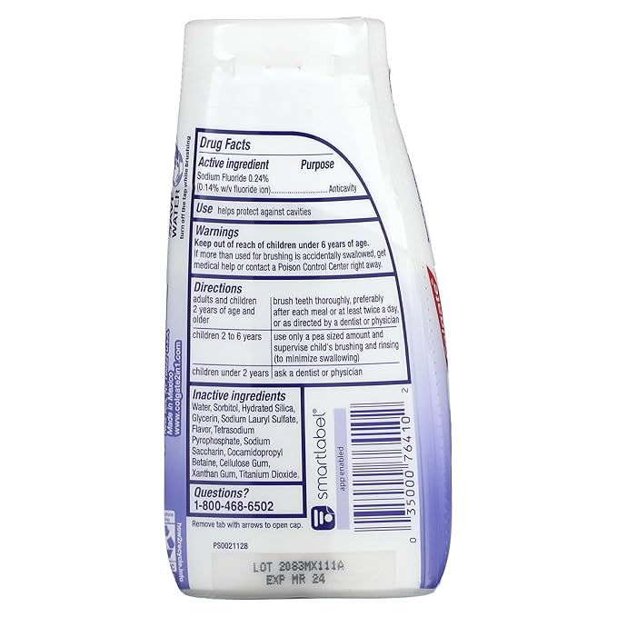 Colgate 2-in-1 Whitening with Stain Lifters Toothpaste 4.60 Oz (4 Packs)