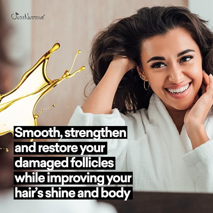 Hair Loss Shampoo | Hair Regrowth Shampoo For Thinning Hair | Hair Growth Product For Men and Women | Just Nutritive | 16 Oz