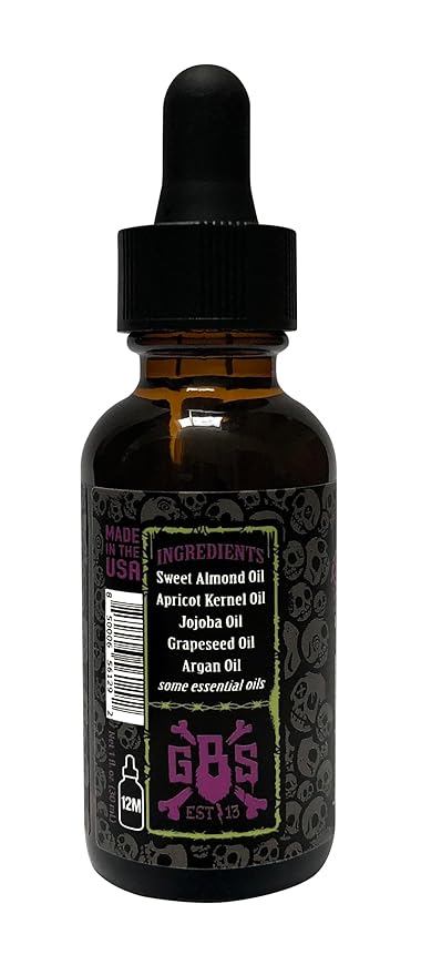 Grave Before Shave Voodoo Blend beard oil 1 oz. Bottle with Dropper top Dispenser (Pack of 2)
