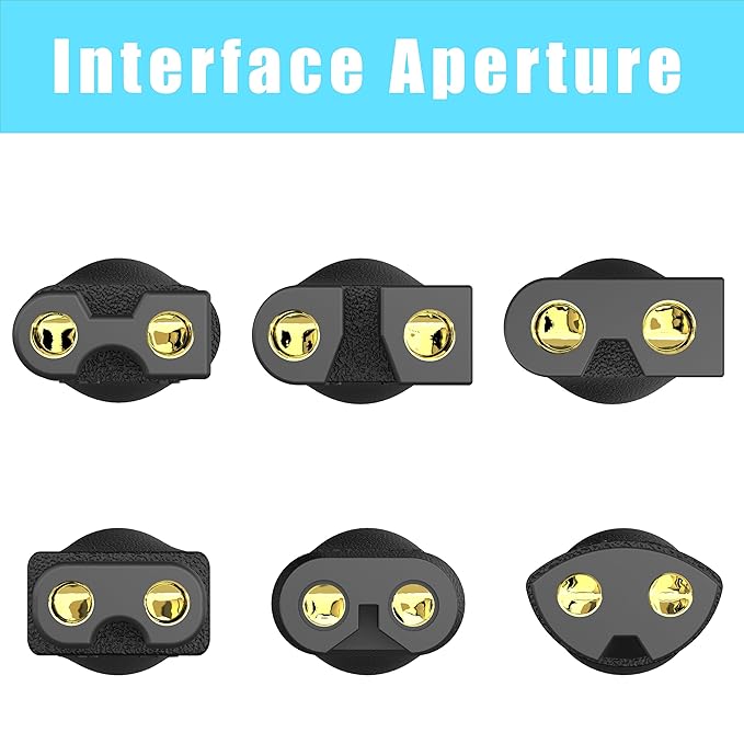 8 PCS Power Cord 5V Replacement Charger USB Adapter Set Compatible with Various Types of Electric Hair Clippers,Beard Trimmers,Shavers, Beauty Instruments,Electric Hairdressers,Desk Lamps,Purifiers