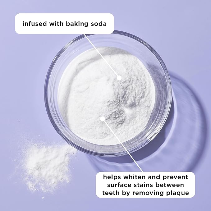 REACH POP Whitening Dental Floss, Peppermint, Baking Soda Infused, Teeth Whitening, Plaque Remover for Teeth, Shred Resistant, Vegan Wax, Cruelty Free, Oral Care, PFAS Free, 1 Pack, 54.6 yd