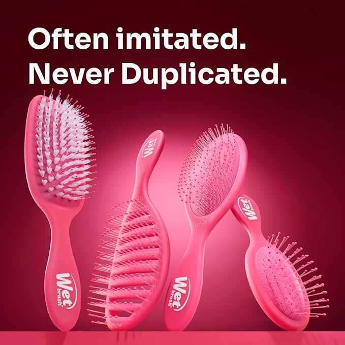 Wet Brush Paddle Detangler Hair Brush, Elemental Blue, Ultra-Soft IntelliFlex Bristles with AquaVent Design, Great For Treatment & Mask Application, Women, Men, Wet, Dry and Damaged Hair