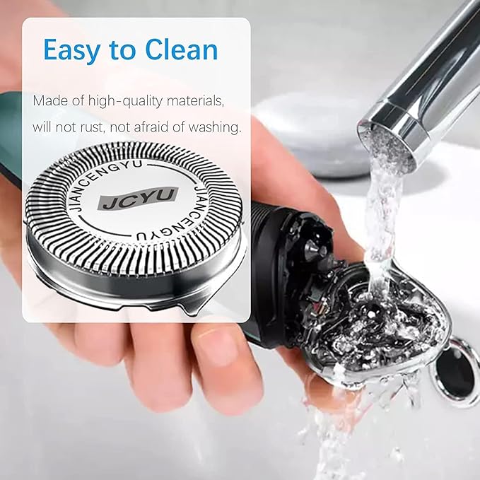 HQ8 Replacement Heads Compatible with Philips Norelco Aquatec Shaver, HQ8 Blades for Philips Norelco Aquatec Shavers Razor for PT720 PT730 AT880 At830 AT810, New Upgraded HQ8 Blades, 6 Pack