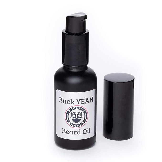 Beard Oil - Beard Softener for Men - Made with Natural Ingredients like Jojoba Oil & Castor Oil - Sandalwood Fragrance - Vegan, Cruelty-Free, Gentle on Skin - 1 oz