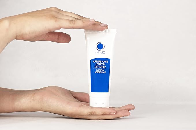 OZOLABS After Shave Lotion with Certified Organic Ozonated Oils | Soothing, Hydrating & Age-Defying Formula for Men | Fast-Absorbing Moisturizer for Sensitive Skin | ISO 9001 | 2.5 fl oz