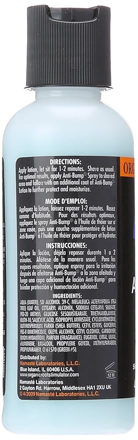 ORS Tea Tree Anti Bump Lotion for Shave & After Shave 4 Ounce