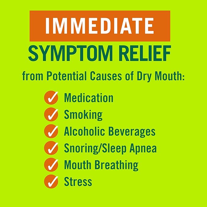 TheraBreath Dry Mouth Oral Rinse, Tingling Mint, Dentist Formulated, 16 Fl Oz (2-Pack) & Dry Mouth Lozenges with ZINC, Tart Berry Flavor, 100 Lozenges