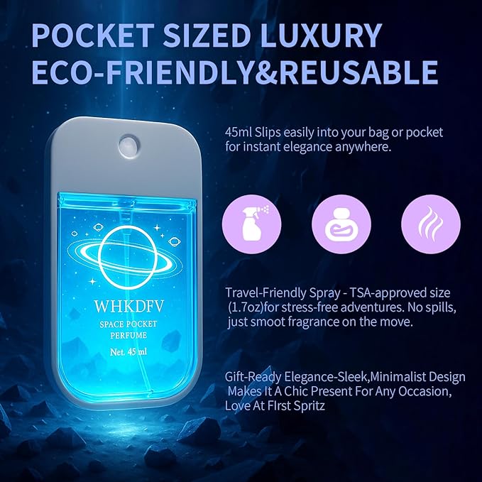 apple fresh fragrance,Black chestnut Violet Freesia perfume for men long-term spray, 1.65ounce portable designPortable pocket