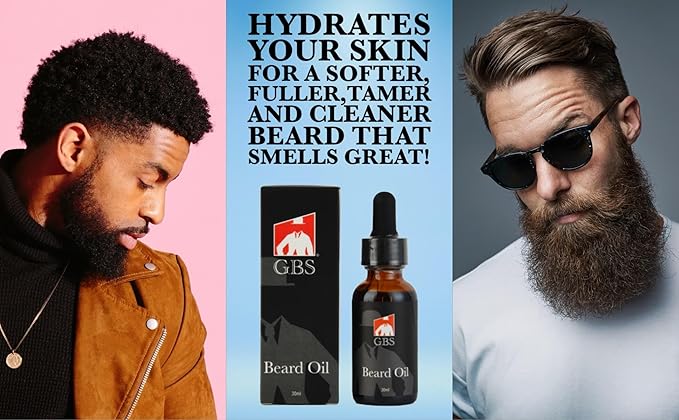 G.B.S Beard Brush & Beard Comb Set with Mustache Comb, Natural Boar Bristle Brush, Wood Fine Tooth Comb, Natural Beard Oil, Hair Styling Comb 5 Pc Grooming Kit For Men