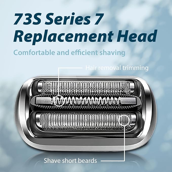 2P 73S Replacement Shaver heads Compatible with Series 7 Replacement Head,suitable for 7020, 7027, 7071, 7075, 7085.