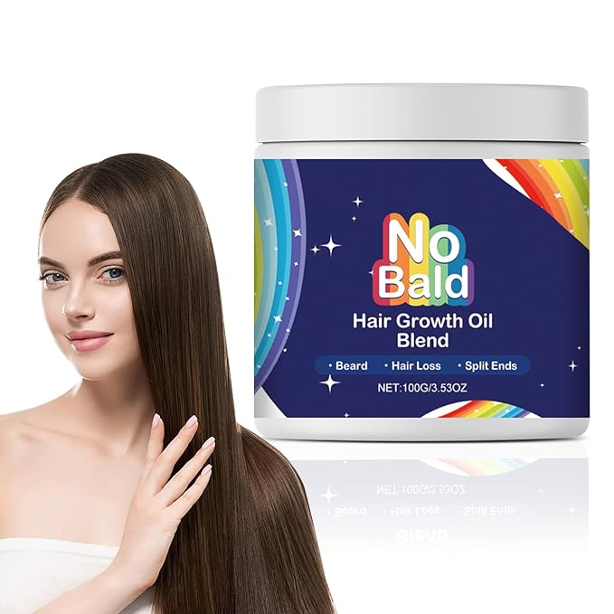 No Bald Hair Growth Oil Blend, Deep Conditioning Hair Mask, Suitable for All Hair Types