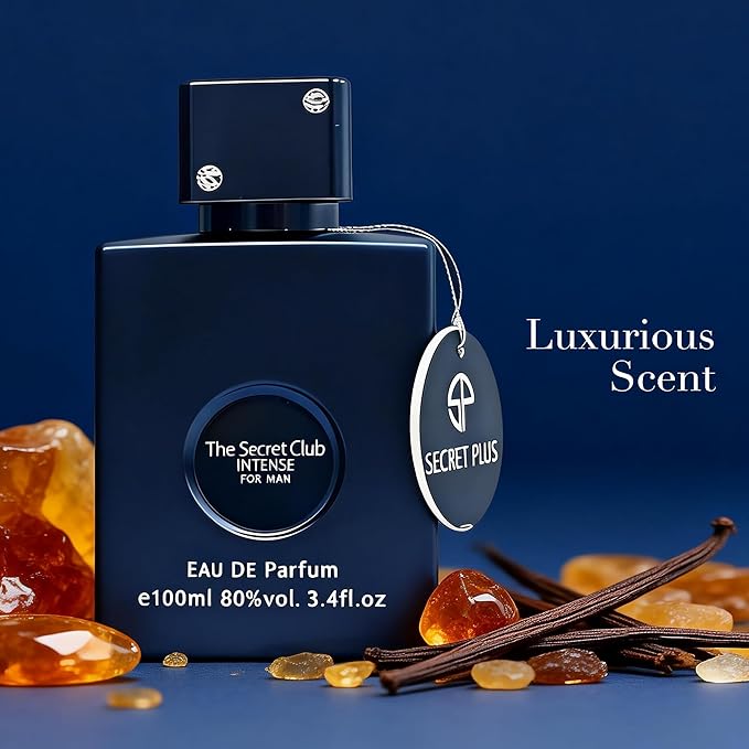 Verse Adonis & The Secret Club Intense Combo Men Cologne 3.4 Fl. Oz Men's Perfume Bold Combination of Woody & Floral Scents Eau De Parfum for Men Lasts All Day Best Gift