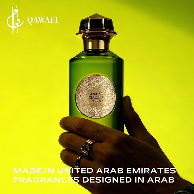 Golden Circlet-Patina Long Lasting Perfume For Women & Men –Agarwood, Smoked, Warm And Spicy - Enjoy An All-Day Fragrance Experience, Spray 100 Ml | 3.4 Fl. Oz