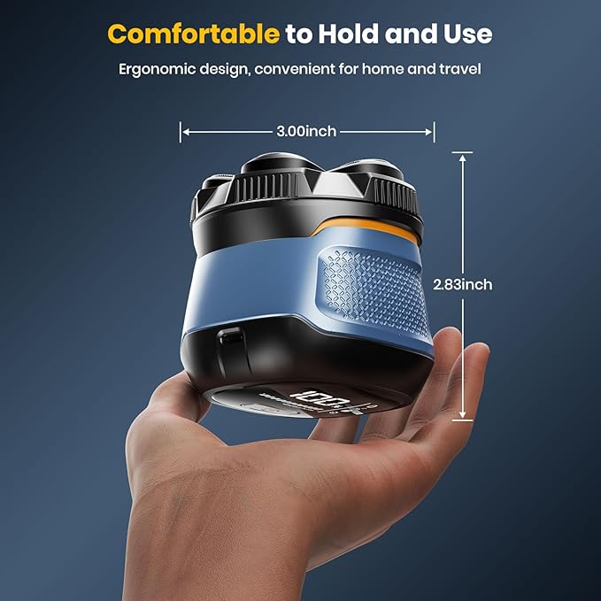 Head Shavers for Bald Men, 2026 Upgraded Magnetic Head Shaver, IPX7 Waterproof Wet/Dry Head Shavers for Men, 2-Speed Mens Head Shaver Bald, Model 372