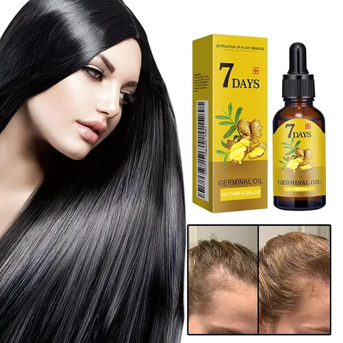 Ginger Hair Care Liquid, Nourishing Hair Care, Gentle Moisturising Hair， Conditioner for Regrowth & Loss Treatment (1 Pcs)