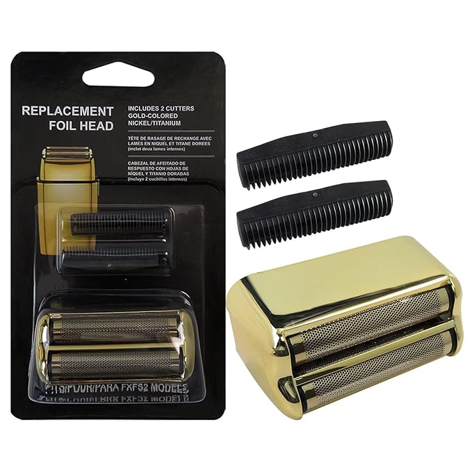New DEARCOOL Electric Men Shaver Replacement Foil & Cutters Suitable for BaBylis-PRO Metal-FX FXFS2 Foil Shaver