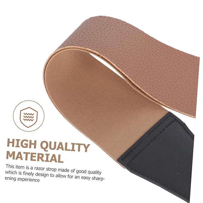 minkissy 4pcs Double-sided Sharpening Strop Tool for Home Use Practical Manual Shaver Polishing Belt Easy to Use Barber Quality Convenient Hanging Design for Maintenance