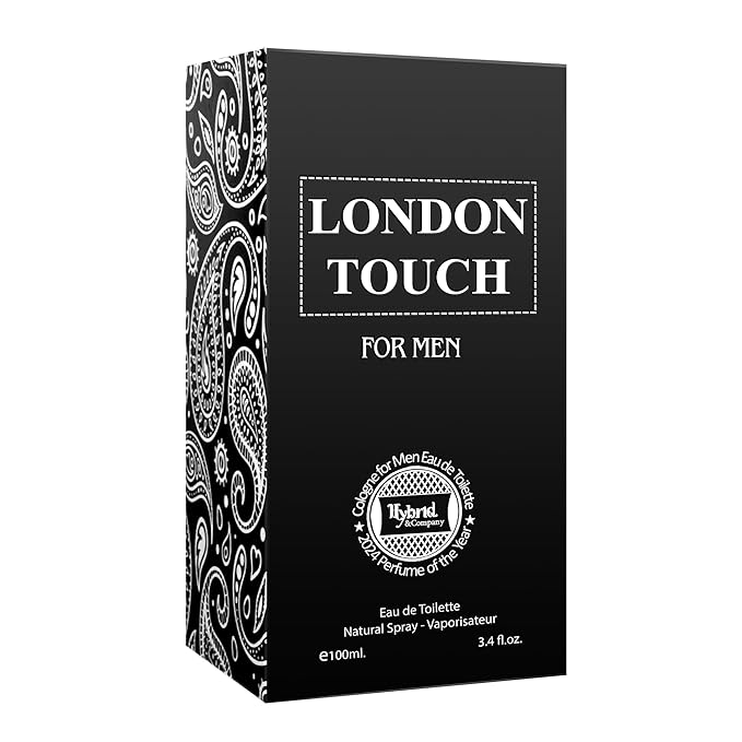 Hybrid & Company London Touch For Men Eau De Toilette Vaporisateur Natural Spray 3.4 Fl Oz