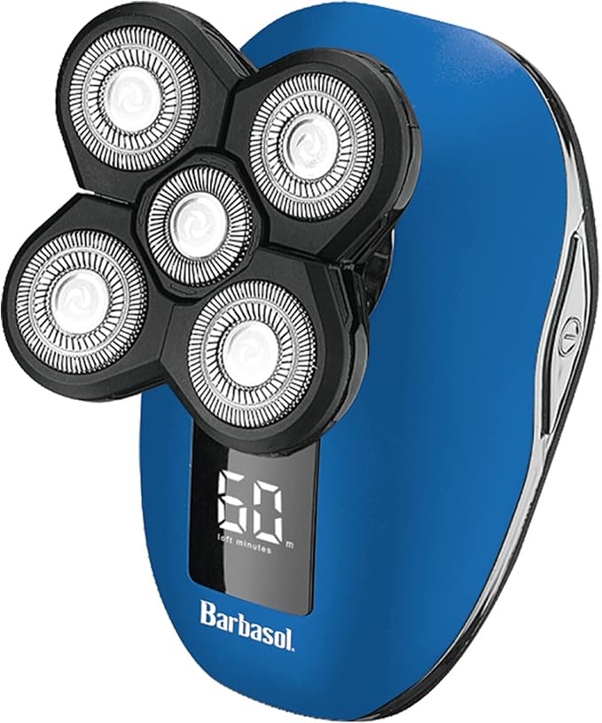 Barbasol Rechargeable LCD Head Shaver