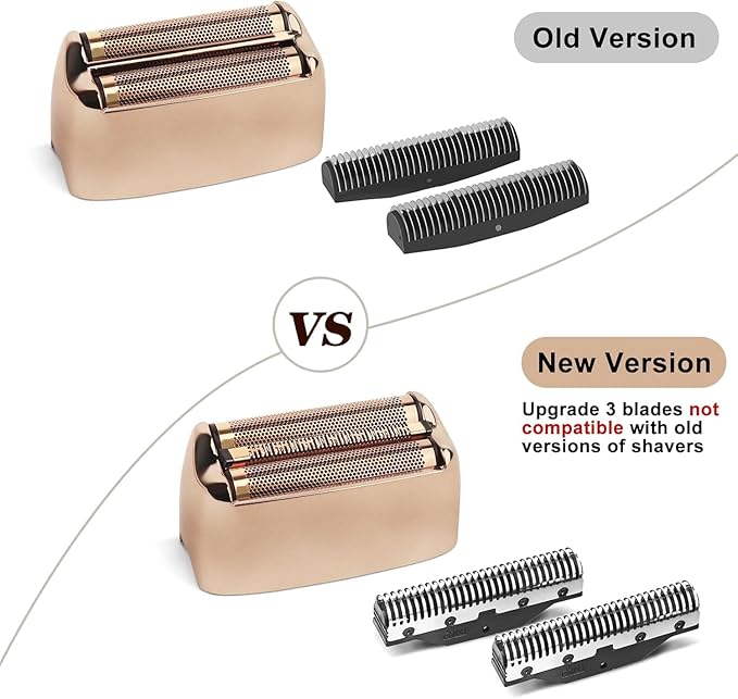 Ufree Replacement Foil and Cutter, 3 Blade Design Razor Head Compatible with Ufree 2618 Foil Shaver