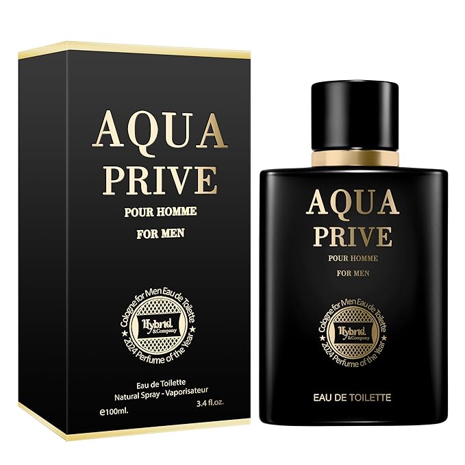 Hybrid & Company Aqua Pour Homme For Men Eau De Parfum Vaporisateur Natural Spray 3.4 Fl Oz