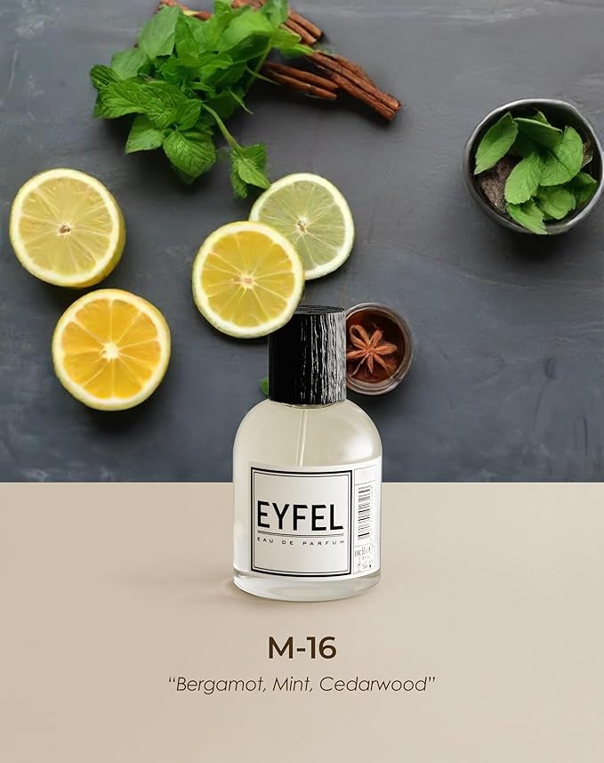 EYFEL Perfume for Men – M16 INSPIRED BY INSENSE ULTRAMARINE – Eau de Parfum Spray – Men’s Cologne – EDP 50 ml / 1.76 FL. OZ.