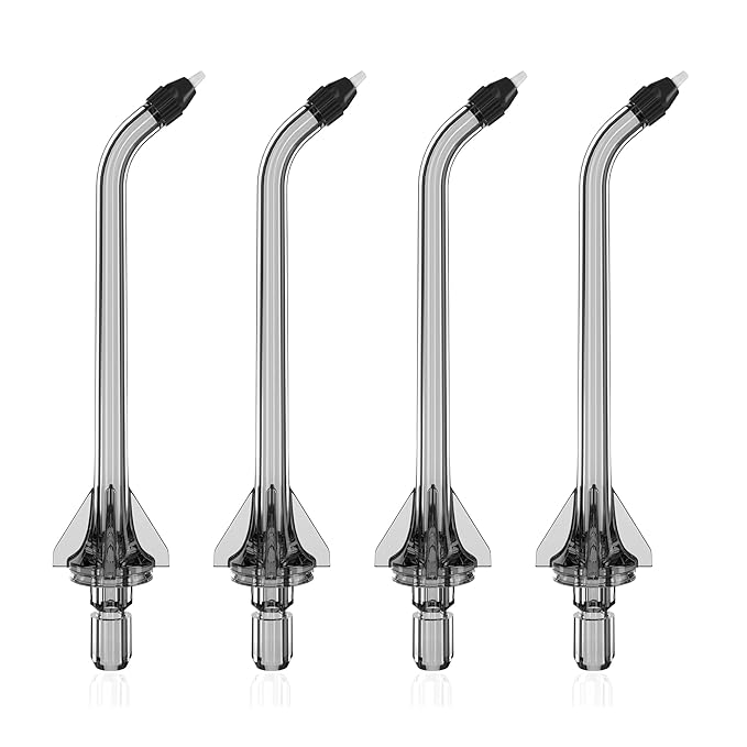 Replacement Heads for Nicwell, Oralfree, WELLFINE, Hangsun, Tovendor Water Flosser, Replacement Periodontal/Pocket Tips Oral Irrigator Jet Tip