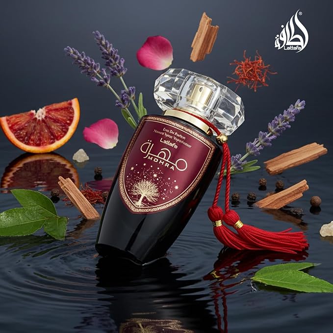 Lattafa Mohra for Unisex Eau de Parfum Spray, 3.4 Ounce / 100 ml