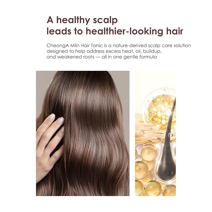 Jasoyeop Scalp Serum 100mL, Biotin Hair Tonic with Korean Herbal Extracts, Nourishing Scalp Care for Thinning Hair, Non-Greasy Lightweight Formula