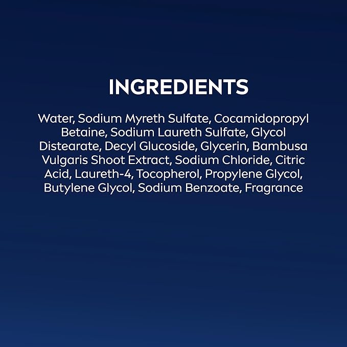 NIVEA MEN Sensitive Body Wash with Bamboo Extract, Moisturizing Body Wash for Sensitive Skin, Soap Free Shower Gel for Men with No Drying Alcohol, 16.9 Fl Oz Bottle, Pack of 3