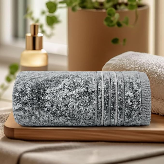 Microfiber Face Towels, Soft, Absorbent & Quick-Dry 30x14 Inch Cloths for Bathroom, Gym, Spa, Hotel