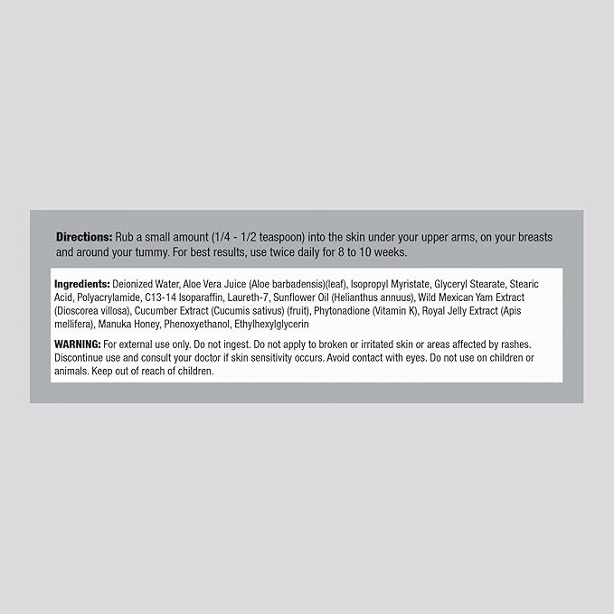Piping Rock Wild Yam Cream | 4 oz | for Men and Women | Non GMO, Gluten Free