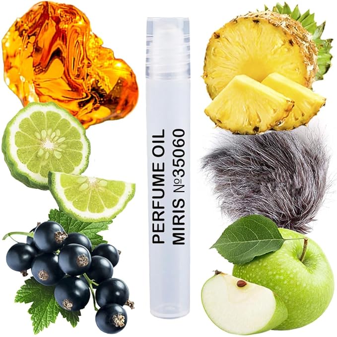 MIRIS No. 35060, Inspired by Nero, Long-Lasting Perfume Oil for Men Roll-On, Rollerball 0.34 Fl Oz / 10 ml
