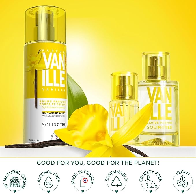 Vanille Brume parfumée 250ml Solinotes