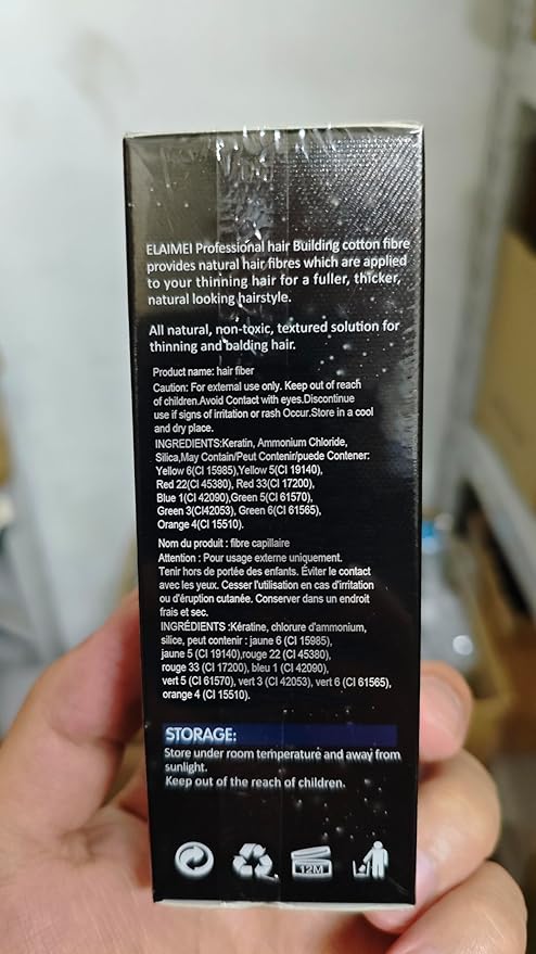 RoseFlower Hair Fibers for Thinning Hair Unisex, Waterproof Undetectable Natural Instant Conceals Thicken Thinning Balding Hair Areas Hairline 15 Sec, Look Younger, Men Women, Black + Medium Brown