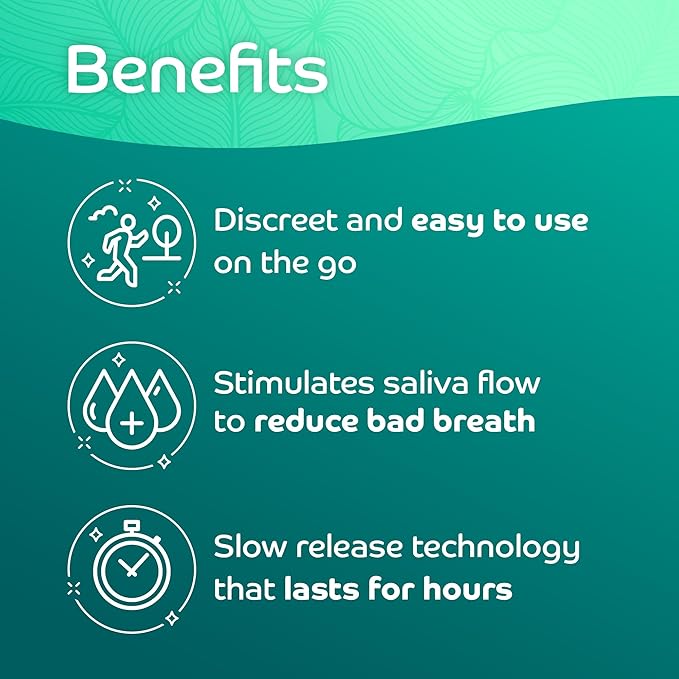 Oracoat FreshMelts Fresh Breath Stick-on Melts for Lasting Freshness, 40 Count Breath Freshener for Bad Breath, Non-Acidic & Sugar-Free, Arctic Mint