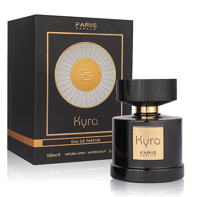 Kyra Eau de Parfum for Men, Woody & Sophisticated Fragrance, Leather and Warm Amber Notes, Long Lasting Masculine Charm, Subtle Yet Memorable Bold Scent, 3.4 Fl Oz