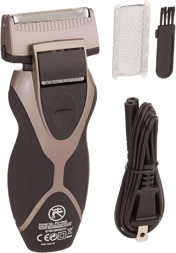 VIVITAR PG-V003 FoilDuo 2-Head Foil Shaver, Black