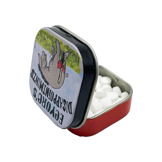 The Unemployed Philosophers Guild Eeyore's Disappointmints Breath Mints - Eeyore from Winnie the Pooh Themed Spearmints, 1 Tin, Net Wt .4oz (12g)