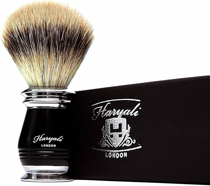 Men Silver Tips Badger Hair Shaving Brush Bristles for Shaving