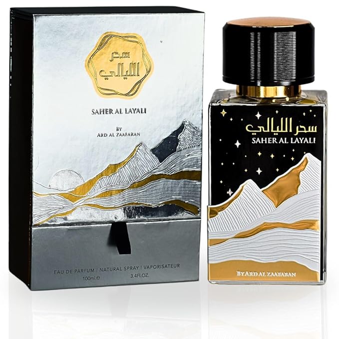 Ard Al Zaafaran Saher Al Layali Eau de Parfum Spray for Men, 3.4 Ounce