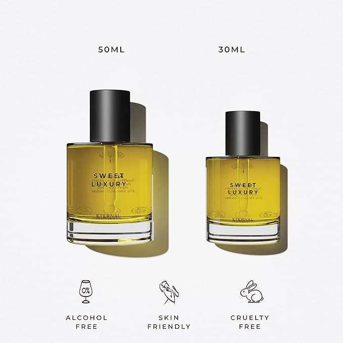 Eternal perfume oils Sweet Luxury perfumes for women Inspired by Baccarat Rouge 540 Long Lasting perfume 1.69 FL Oz Designer Perfume for Men with 1 FL Oz womens perfume (Pack of 2)