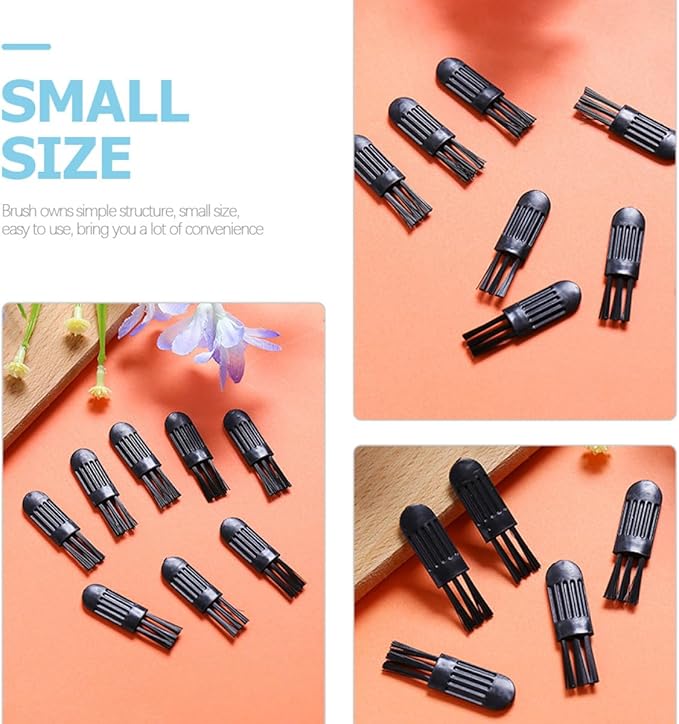 Zerodeko 100pcs Replacement Electric Razor Cleaning Brushes for Nose Hair Trimmer and Shaver, Mini Trimmer Cleaning Tool with Soft Bristles for Men’s Personal Grooming and Shaving