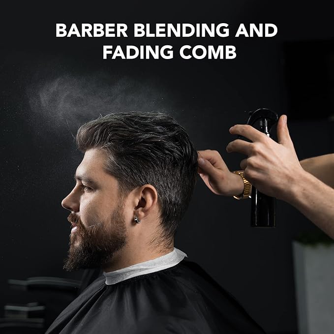 Gentlemen Republic Fade Comb for Men's Hairstyles - Soft Round Tips, Precision Teeth with Sturdy Body for Fades, Blending, and Cuts