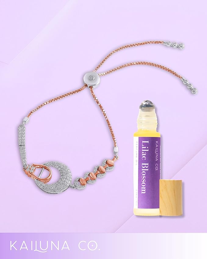 Lilac Blossom Natural Hair & Body Mist Spray, Pure Essential and Fragrance Oils, Alcohol-Free, Handmade in California, 0.5Fl Oz
