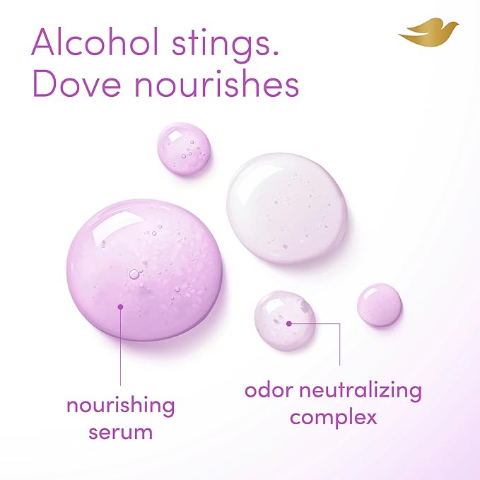 Dove Whole Body Deo Alcohol Free Deodorant Spray for Women Lavendar Bloom 4 oz